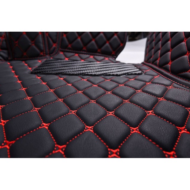 Peugeot 207 Luxury Leather Diamond Stitching Car Mats Factory