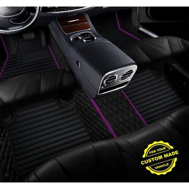 Purple Hybrid Line Series Premium Car Mats Factory