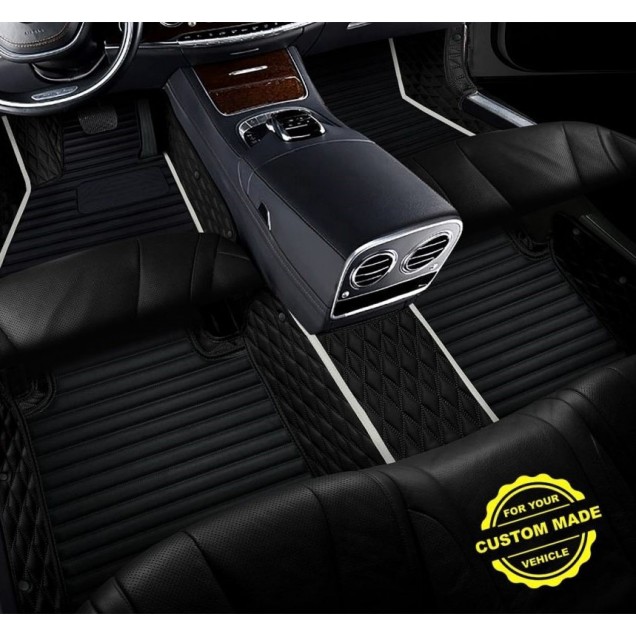 White Hybrid Line Series Premium Car Mats Factory